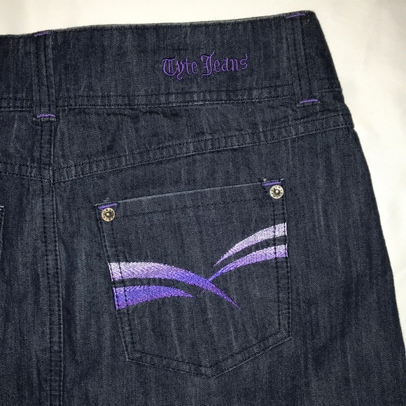 Tyte Jeans Denim Blue Mini Skirt NWT Size 5 - Picture 5 of 5